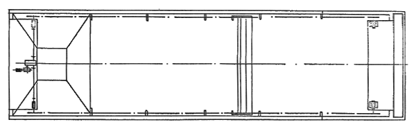 Серия М185 Илоскреб канализационных первичных горизонтальных отстойников (В=9 м, L=36 м)