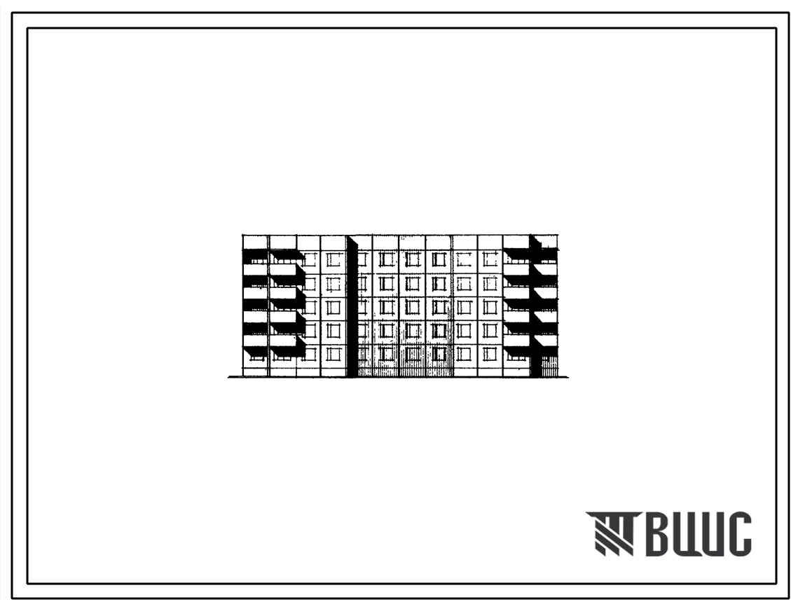 Типовой проект 91-012 5-этажная 30-квартирная рядовая блок-секция (двухкомнатных 2А-10, трехкомнатных 3Б-20) для строительства во 2Б, 2В, 2Г, 3А, 3Б, 3В климатических подрайонах.