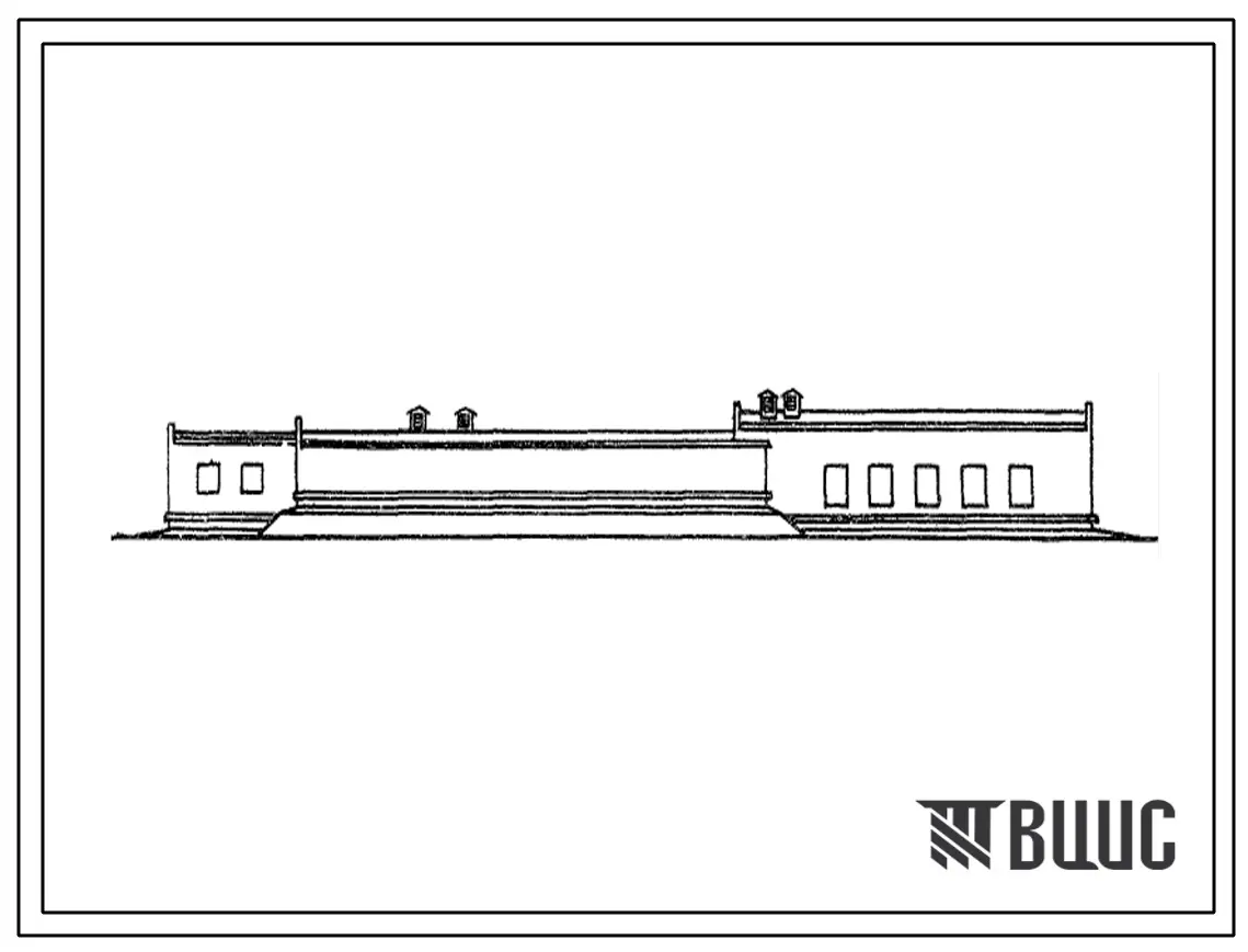 Типовой проект 813-46/72 Комбинированное (секционное) хранилище картофеля, плодов и овощей емкостью 1000 т