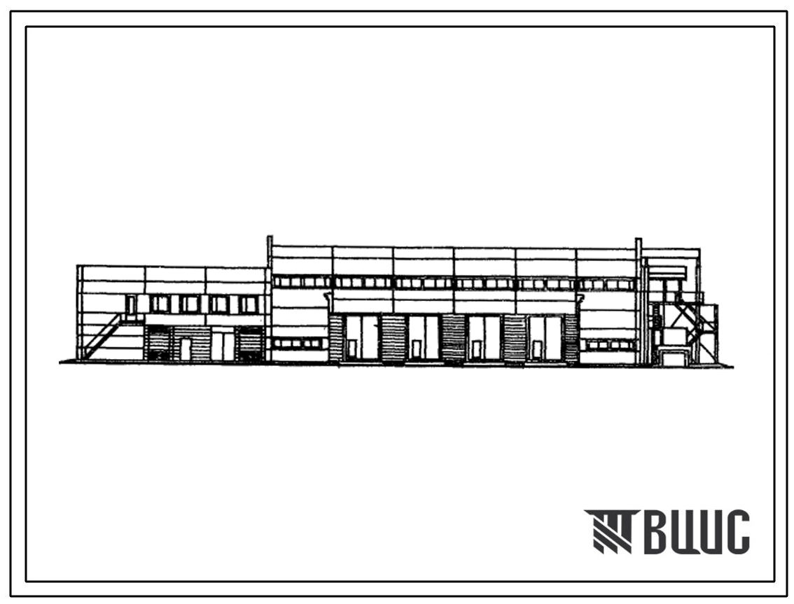 Типовой проект 801-6-39.12.87 Производственный корпус для приготовления кормосмесей производительностью 10 т/ч