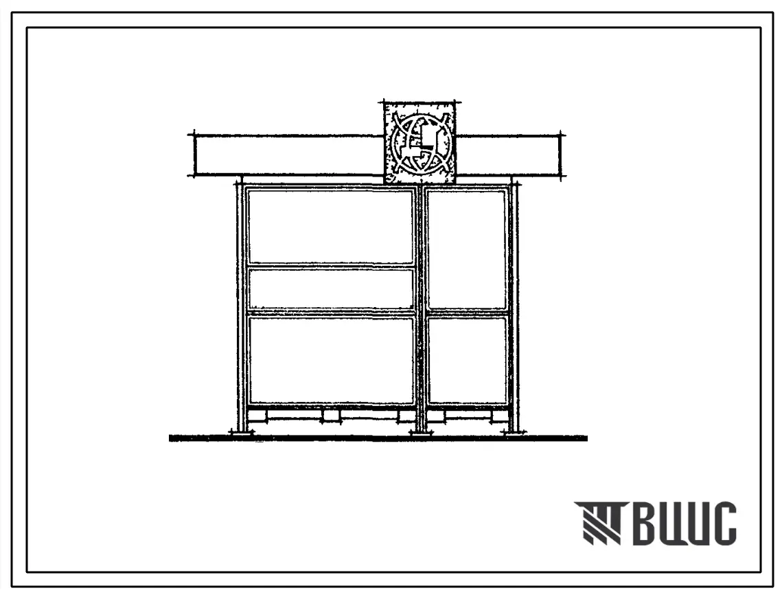 Типовой проект 310-1-10 Киоски (киоск «Бакалея»)и павильоны торгово-бытового обслуживания из сборных конструкций заводского изготовления.