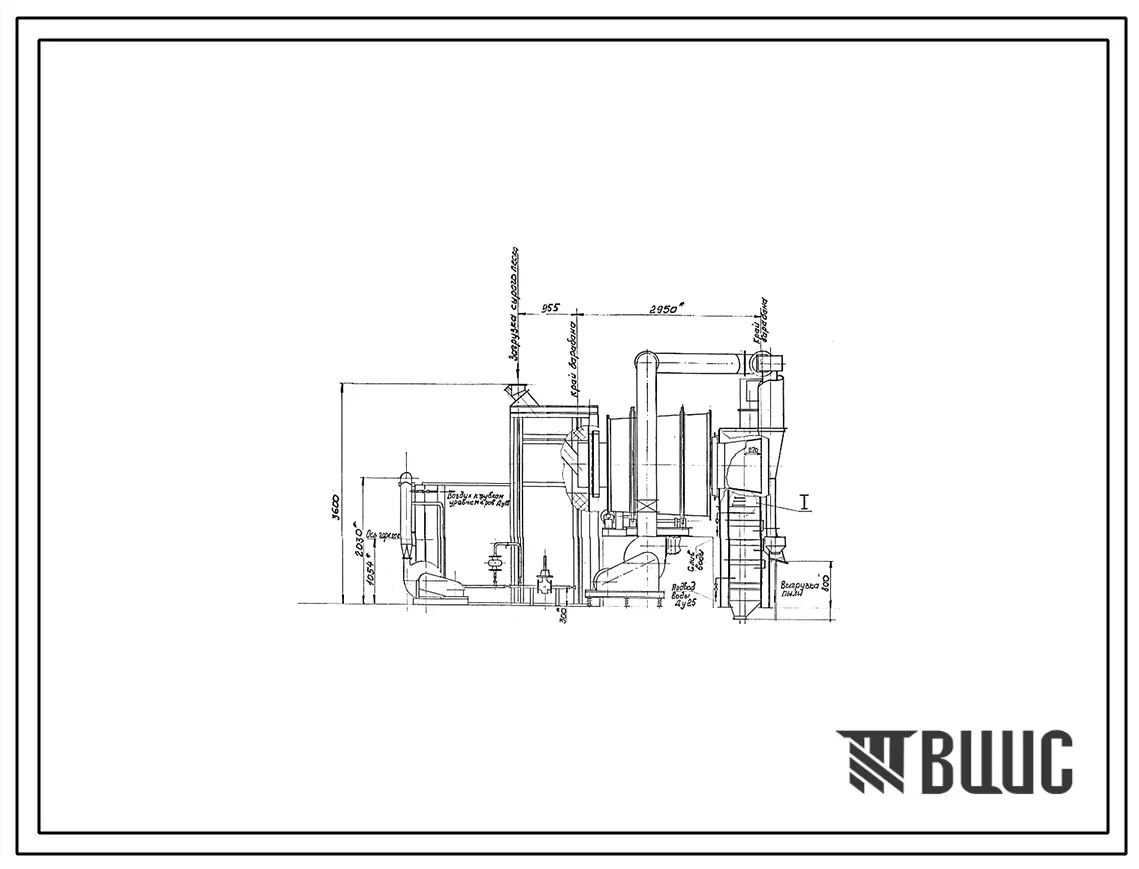 Проект 10141 Сушило барабанное трехходовое на газе для песка