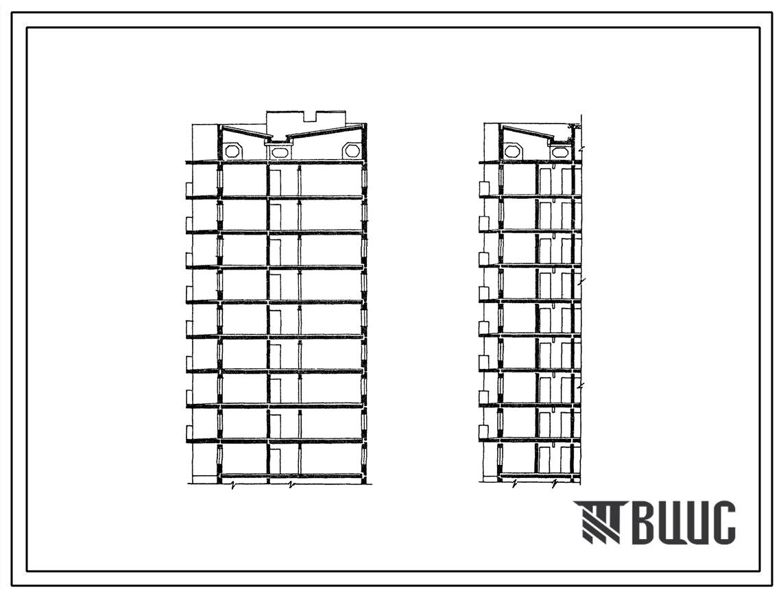 Типовой проект 143-022с.33.87 Девятиэтажные крупнопанельные жилые и лестничные блоки и элементы блокировки. Для Кагульского СДСК Молдавской ССР.
