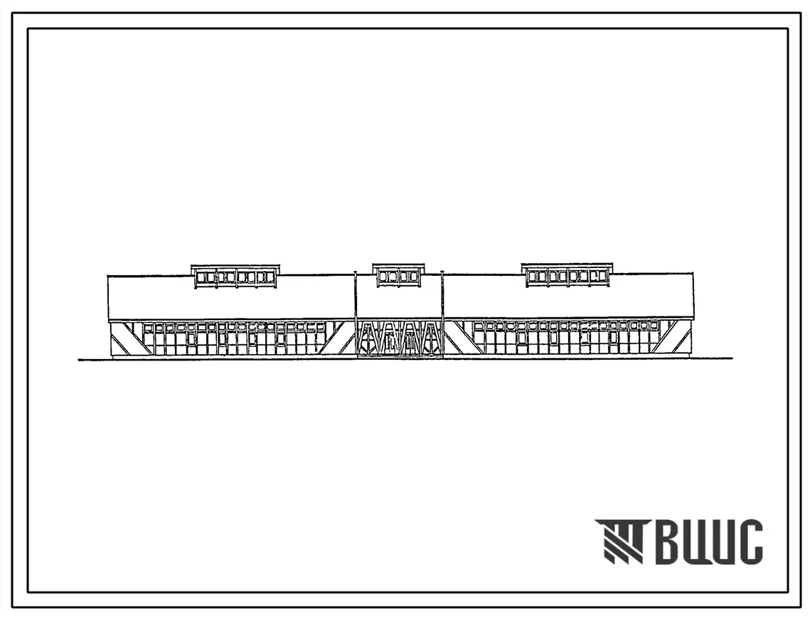 Типовой проект 292-8-15.87 Физкультурно-оздоровительный комплекс типа I в деревоклееных конструкциях комплектной поставки. Здание одноэтажное. Стены из панелей с деревянным каркасом, утеплителем из минераловатных плит и обшивкой из асбестоцементных листо