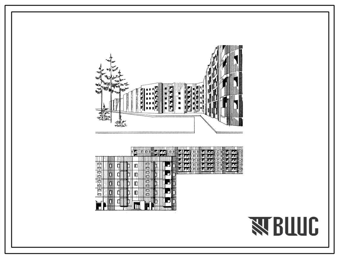 Типовой проект 122-037см Пятиэтажные лестничные блоки, вариант с балконами. Для строительства в районах сейсмичностью 7, 8 и 9 баллов и несейсмических районах в 1А, 1Б, 1Г и 1Д климатических подрайонах на обычных и вечномерзлых грунтах (по принципу 2)