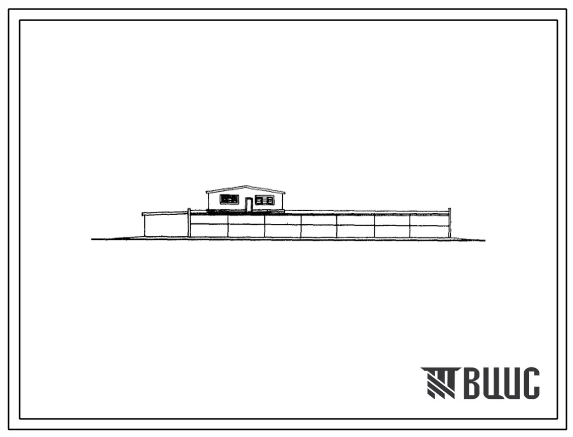 Типовой проект 805-286 Птичник на 56 тыс.молодняка кур промстада от 1 до 118 дней в клеточных батареях КБУ-3.