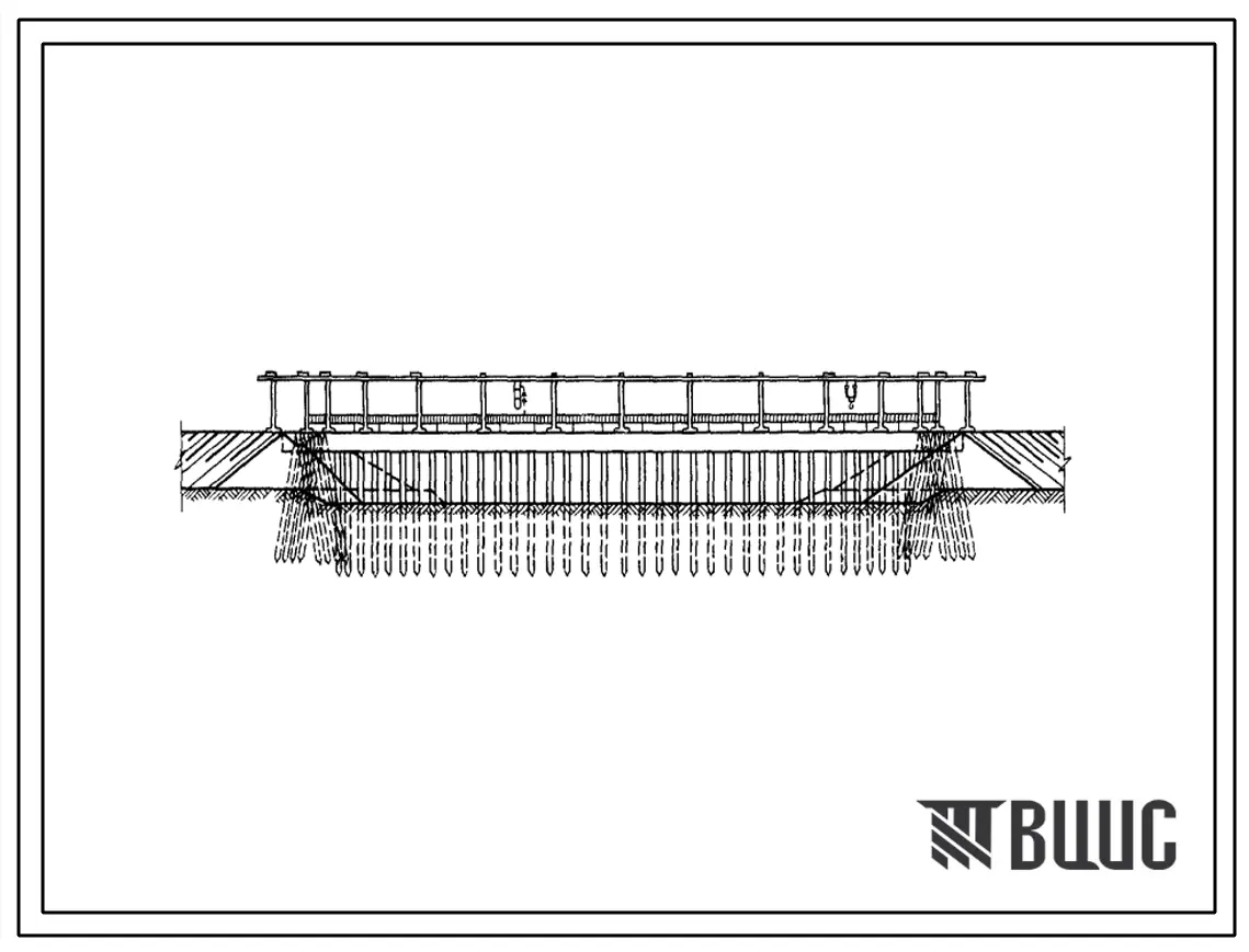 Типовой проект 413-62 Ледозащитные стенки с рыбозаградителями для водосбросов с напором до 4,5 м и расходом до 250 м?/с.