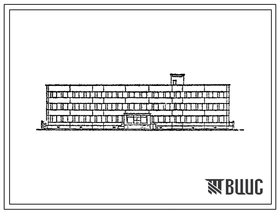 Типовой проект ХФ-80.83.Т (07-39-КП) Штаб типа 2 Сухопутных войск в каркасно-панельных конструкциях серии ИИ-04