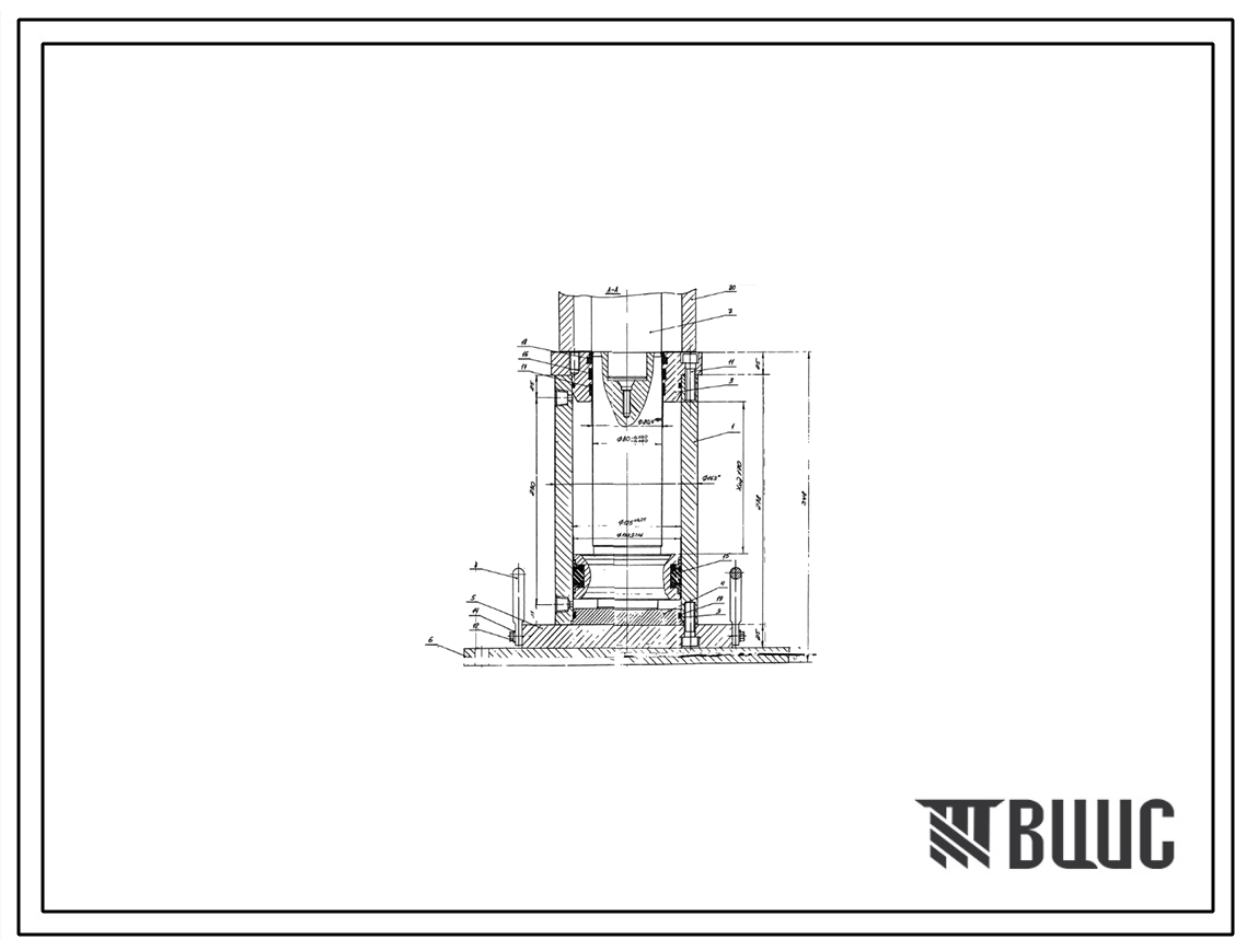 Шифр КМБ-1.01.000 Гидроцилиндр КМБ-1.01.000