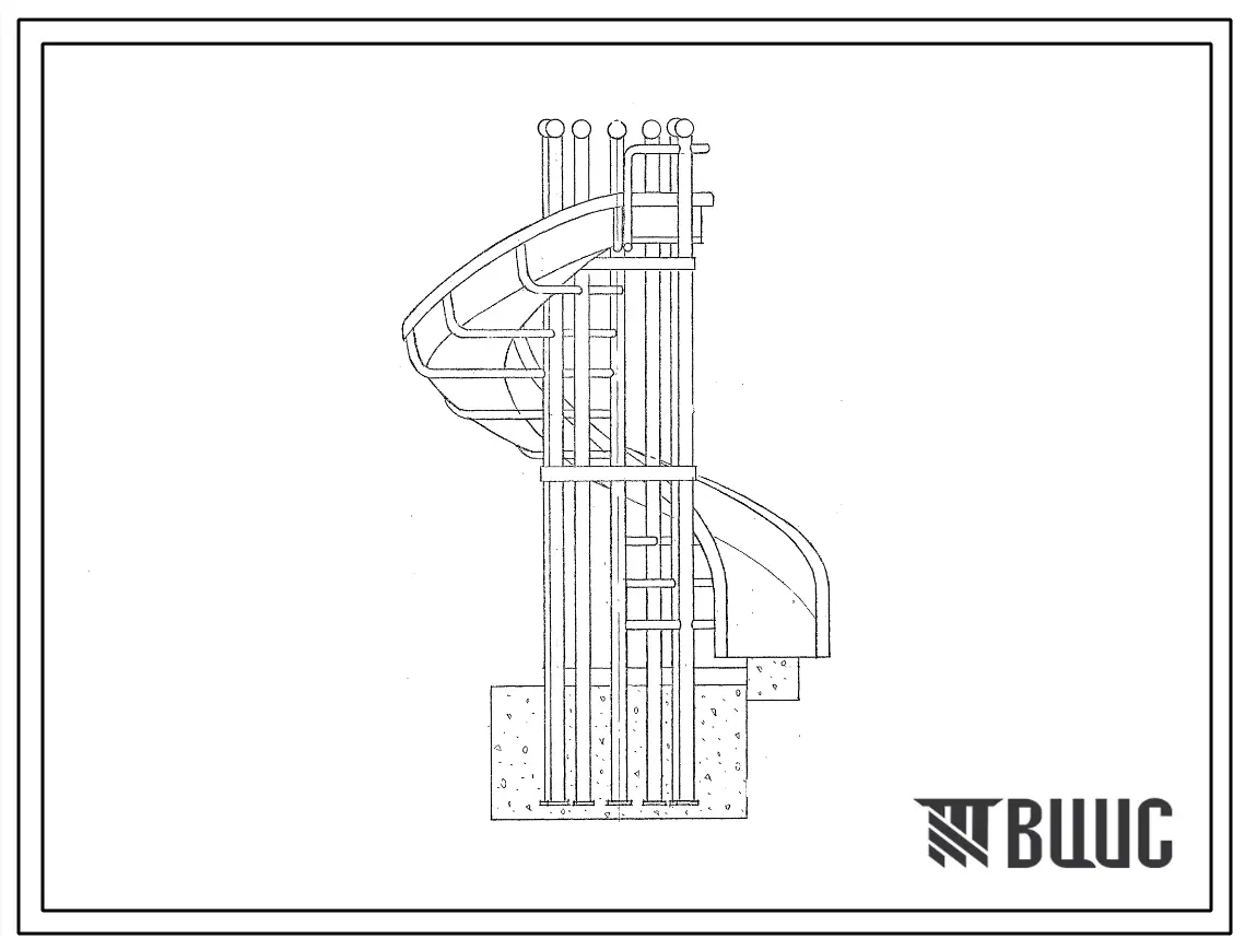 Шифр МФ-202 Детское игровое оборудование для внутриквартальных территорий (1983 г.)
