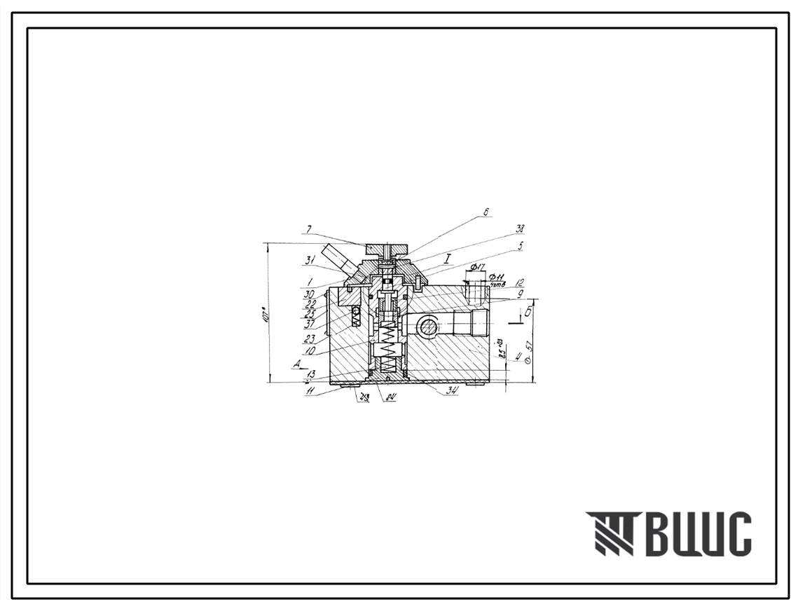 Шифр МПГ55-34-000М Регулятор расхода с обратным клапаном МПГ55-34-000М