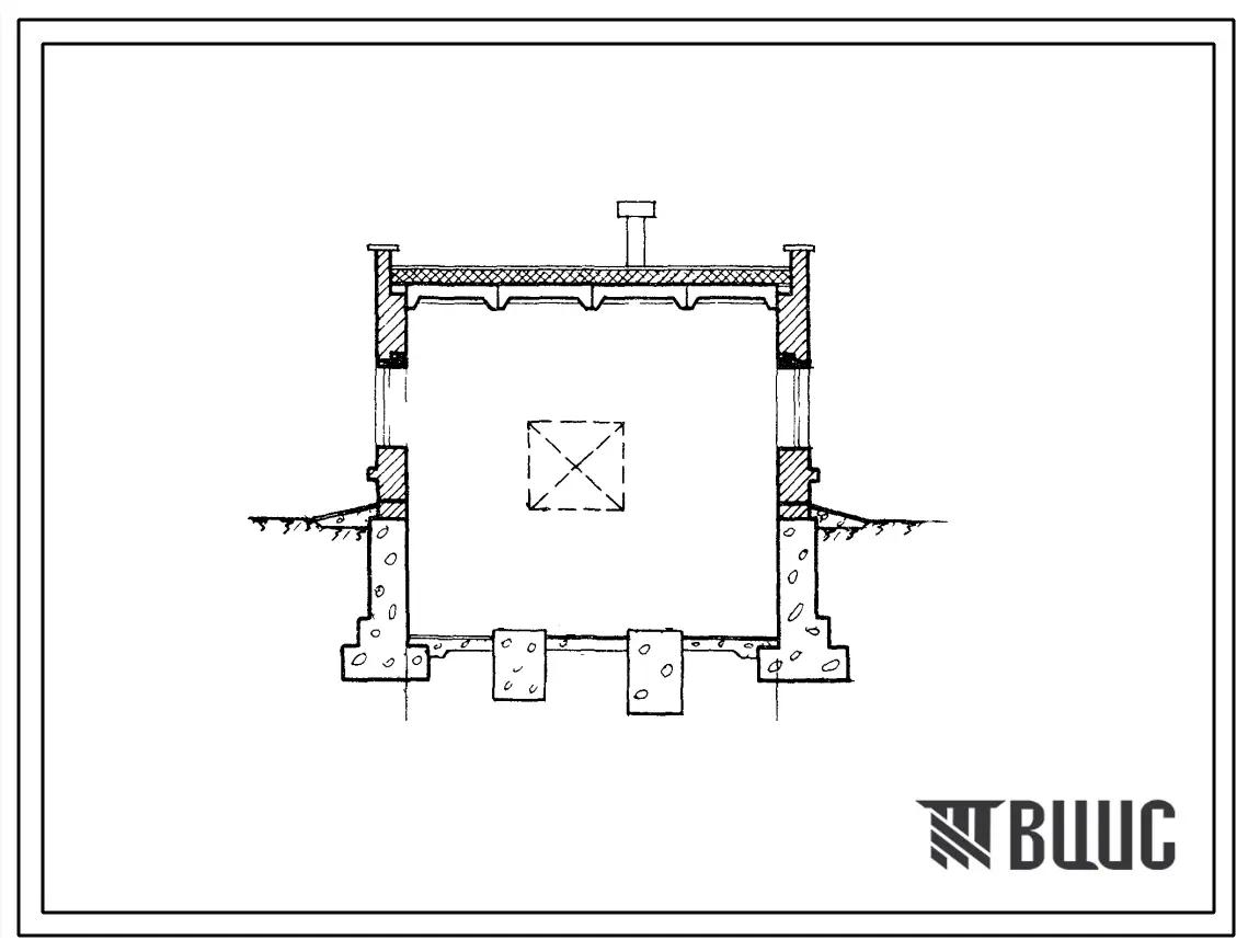 Типовой проект 901-2-51 Насосная станция с двумя пожарными насосами 6МС-7 с приводом от электродвигателя и дизеля.