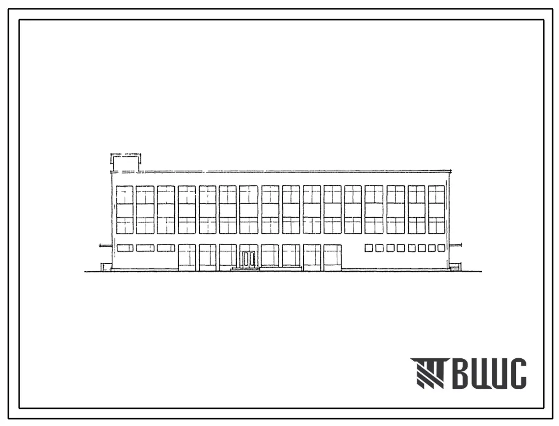 Типовой проект 601-21 Районный узел связи для городов с населением до 5000 человек (РУС 1).
