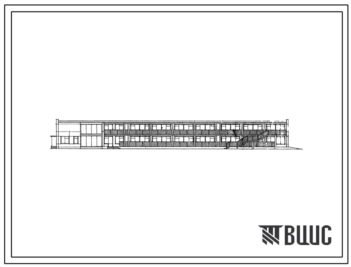 Типовой проект 212-2-28сп Детские ясли-сад на 140 мест с круглосуточным пребыванием детей для строительства в 4 строительно-климатической зоне с сейсмичностью 7 баллов, на просадочных грунтах 1и 2 типа.