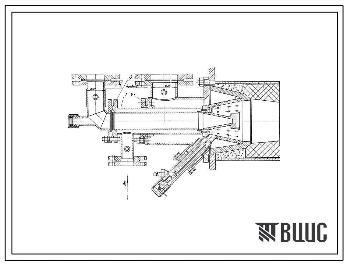 Проект Н3551 Горелка газовая ГТПЦ-2. Конструкторская документация.