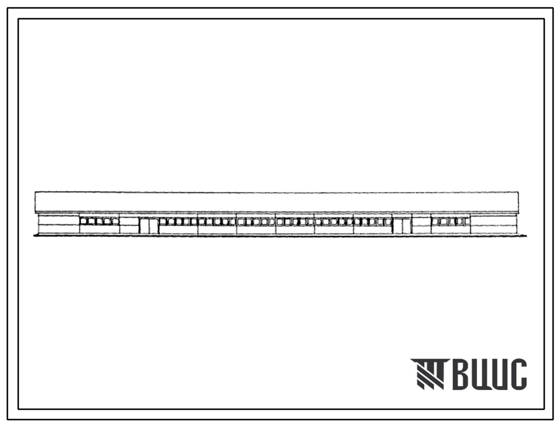 Типовой проект 801-2-106с.13.87 Здание для откорма 500 голов молодняка буйволов с кормлением на выгульно-кормовых дворах. Для Азербайджанской ССР