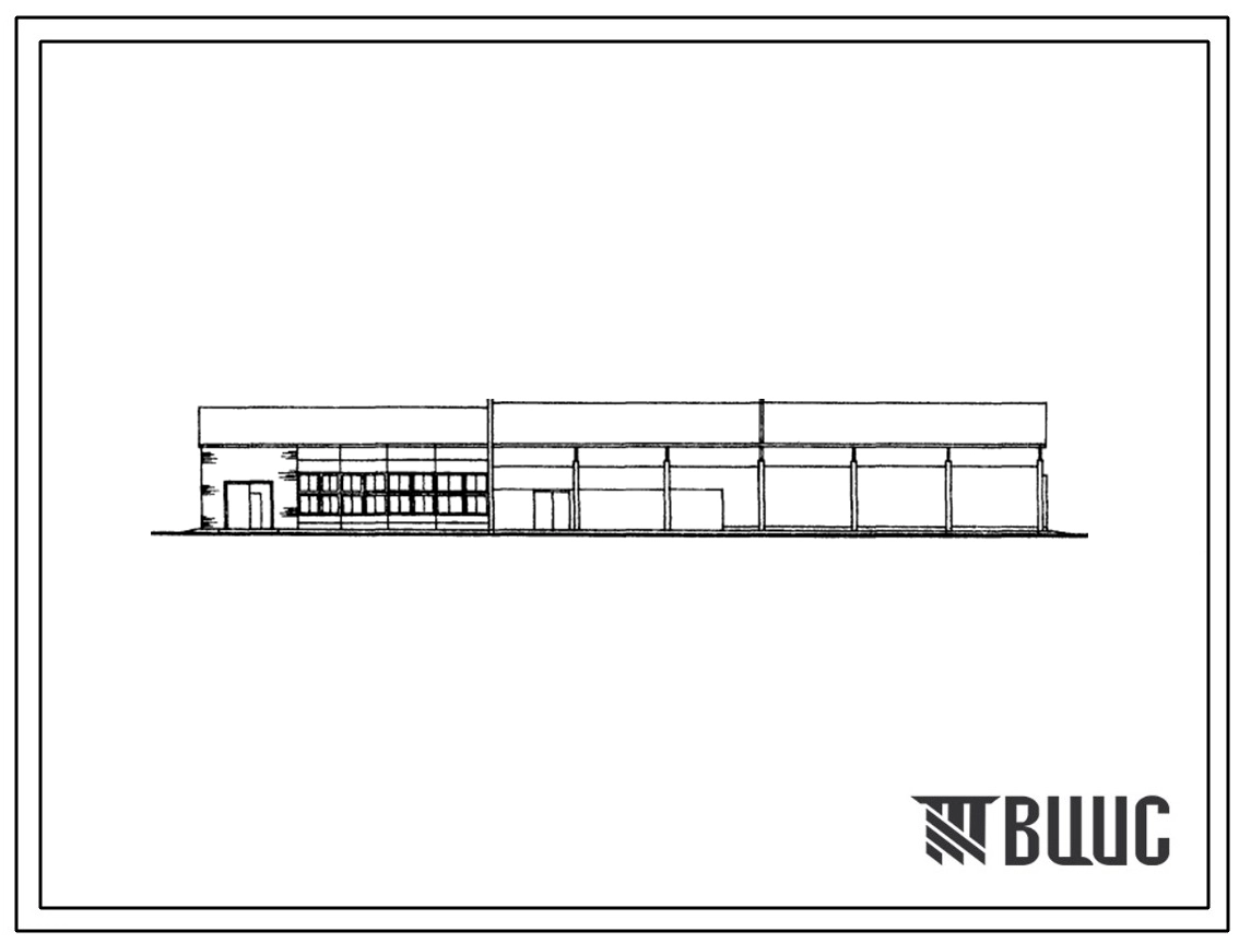 Типовой проект 810-90 Склад тары с отделениями ремонта и дезинфекции тары и стекольным участком для теплично-овощных комплексов площадью 24-30 га.