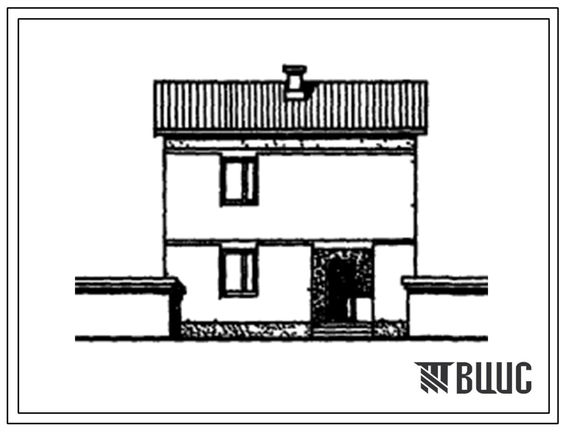 Типовой проект 144-217-14с/1 Двухэтажный одноквартирный жилой дом с квартирой типа 5Б.
