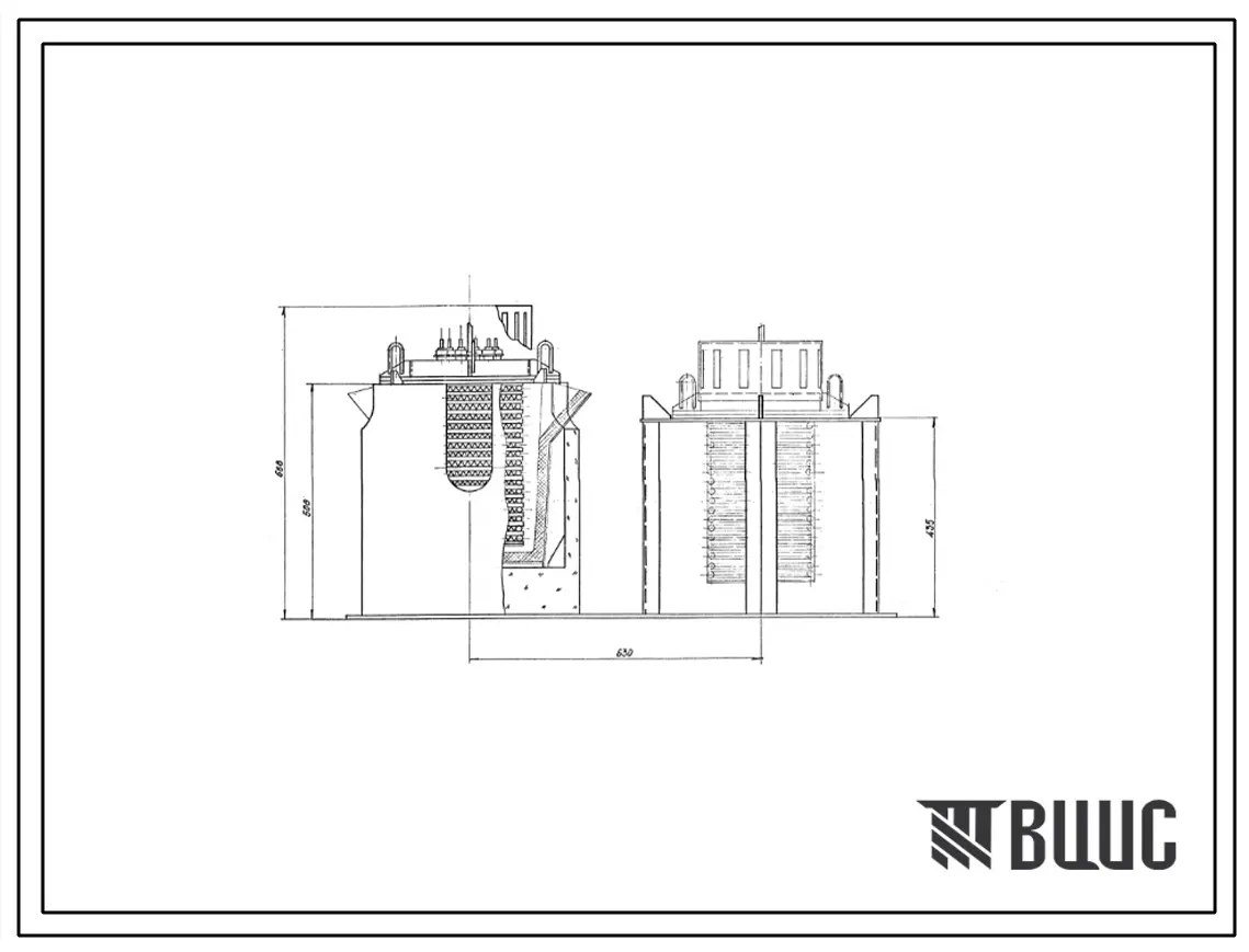 Проект 10009 Опытный образец электронагревательного устройства для литейных ковшей емкостью 160 кг
