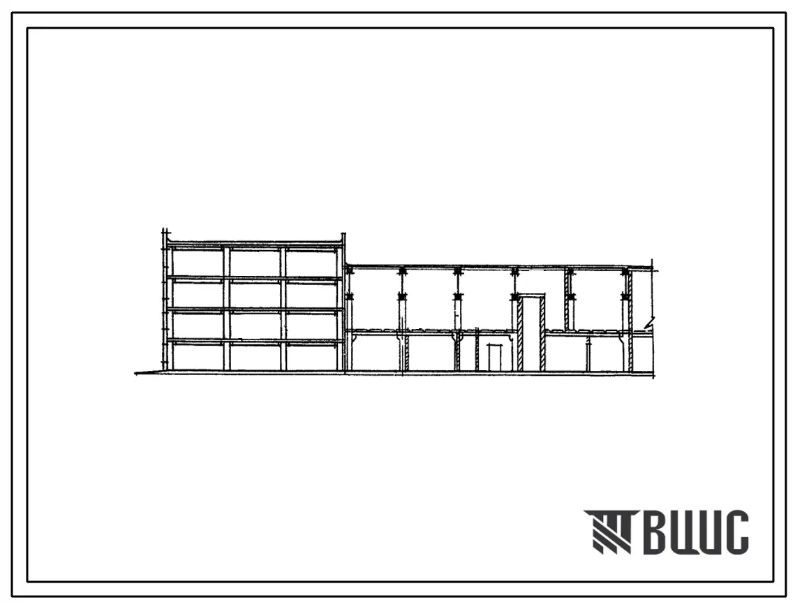 Типовой проект 405-6-1/70 Цех прессизделий на 50 прессов.