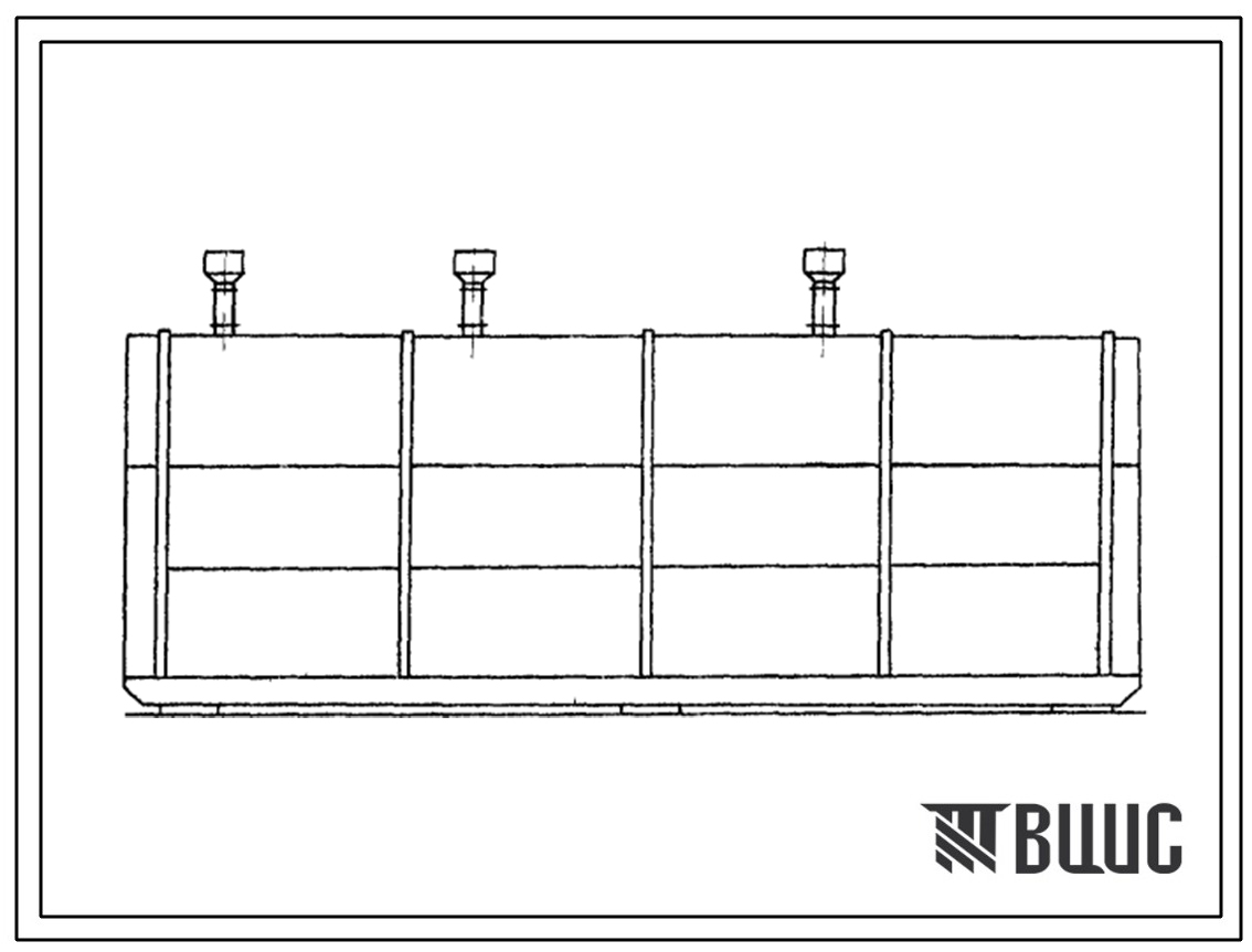 Типовой проект 402-2-59 Комплектно-блочные сооружения вспомогательного назначения для компрессорных станций магистральных газопроводов. Блок-бокс арматуры. Тип IX.