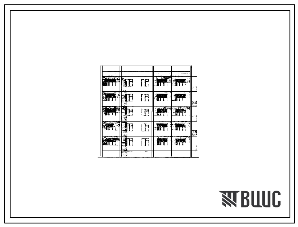 Типовой проект 96-043п/1 Блок-секция пятиэтажная 15-квартирная угловая правая (однокомнатных 1Б — 5, двухкомнатных 2Б — 5, трехкомнатных 3Б — 5). Для строительства в г.Волгодонске на грунтах II типа просадочности.