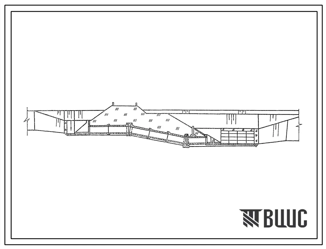 Типовой проект 820-1-091с.23.89 Переезды и перепады трубчатые на открытой коллекторно-сбросной сети в зонах с поверхностным поливом на расход воды до 10 м?/с. Для районов Средней Азии.