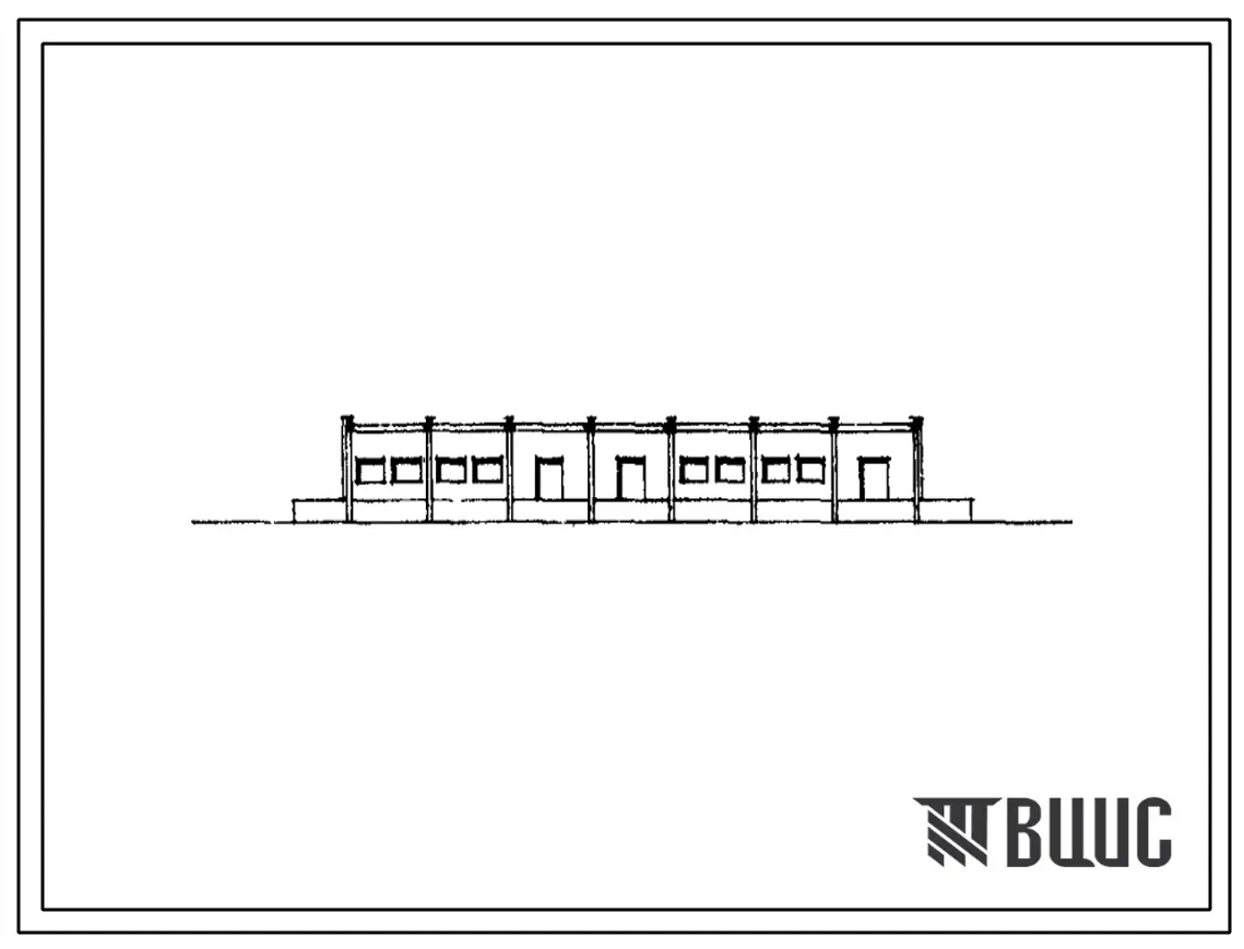 Типовой проект 709-193 Неотапливаемый склад аптечного склада с годовым товарооборотом от 5 до 10 млн.рублей.