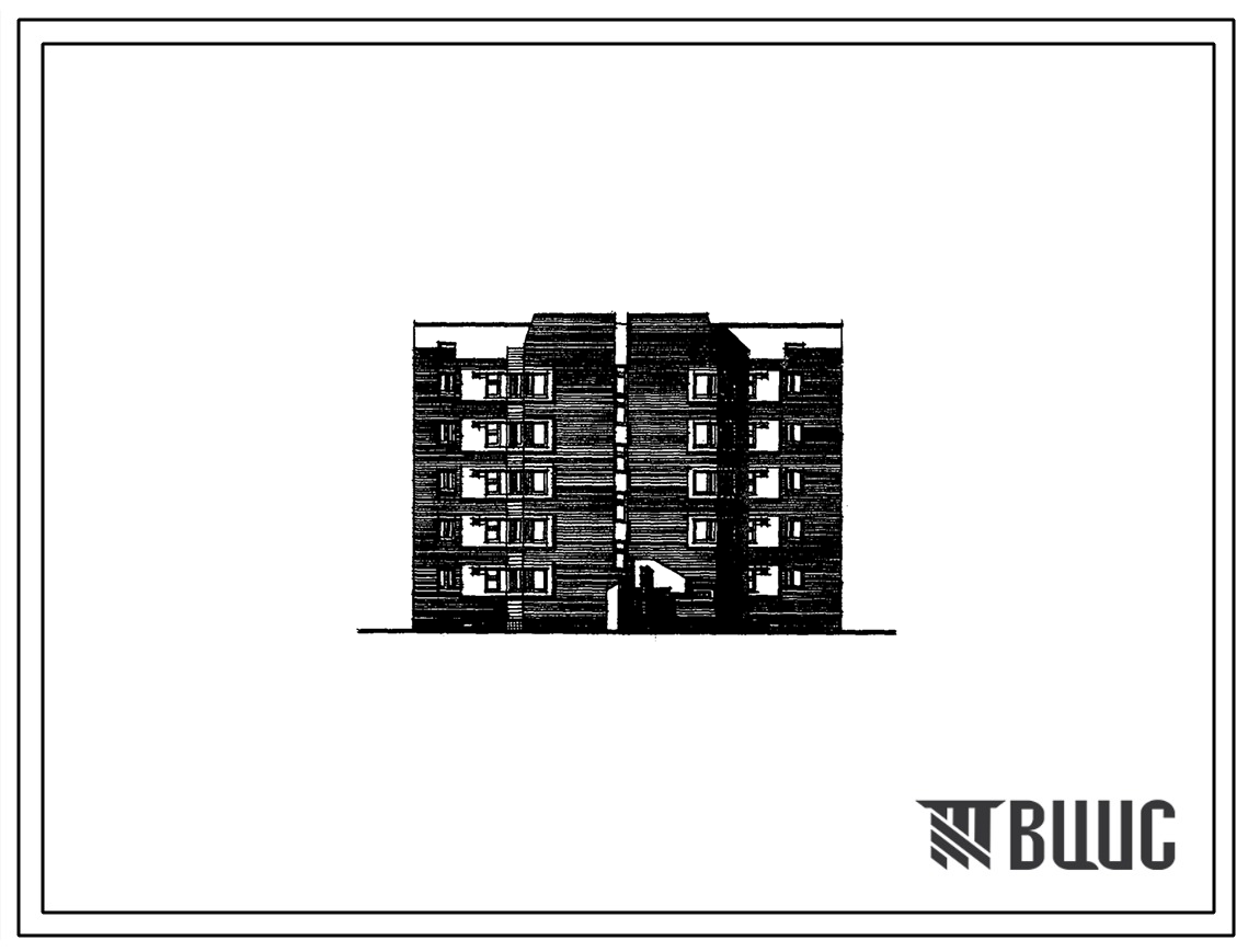 Типовой проект 68-07 Пятиэтажная блок-секция торцевая правая на 20 квартир (однокомнатных 1Б-1, двухкомнатных 2Б-9, трехкомнатных 3А-1, 3Б-9). Для строительства в 1А, 1Б, 1Г, 1Д климатических подрайонах