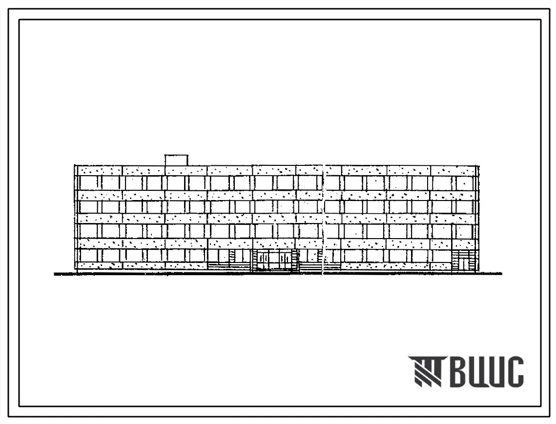 Типовой проект 232-1-69 Универсальный учебный корпус профессионально-технического училища на 1200 учащихся для машиностроительных специальностей. Для строительства в 1В подрайоне,2 и 3 климатических районах