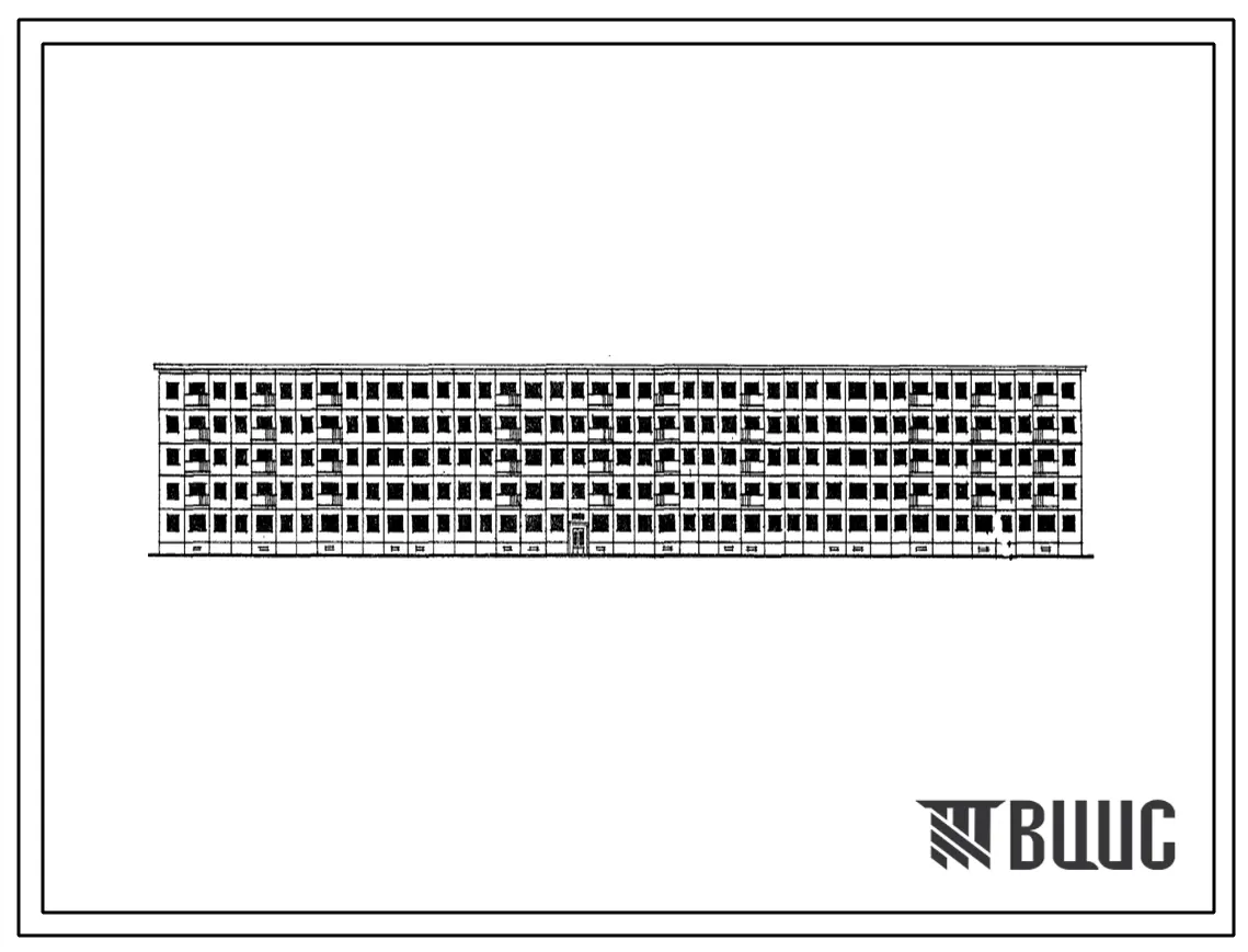 Типовой проект 1-464АС-70 Пятиэтажный восьмисекционный крупнопанельный жилой дом на 119 квартир (однокомнатных 1А-29, двухкомнатных 2Б-49, трехкомнатных 3А-31, четырехкомнатных 4Б-10). Для строительства в 3 климатическом районе с сейсмичностью 8 балов.