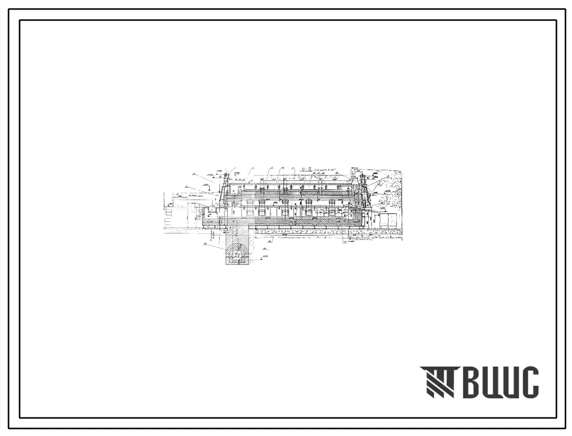 Проект 36465 Печь конвейерная для нагрева под закалку оси шахтной вагонетки размеры пода 1,2х8,0 м на газе