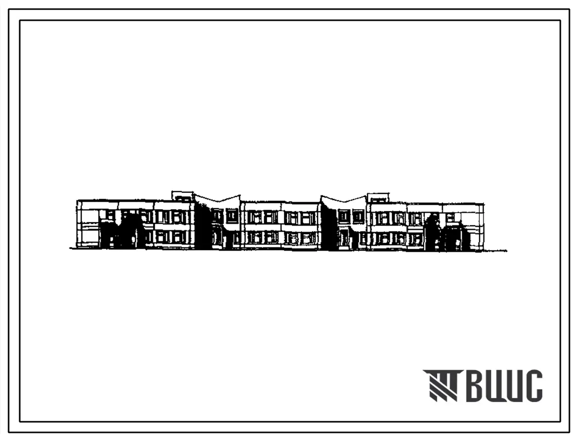 Типовой проект 212-1-332.85 Детские ясли-сад на 330 мест. Здание двухэтажное. Конструкции по серии 1.020-/83. Стены из однослойных керамзитобетонных панелей.