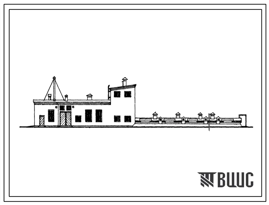 Типовой проект 802-91 Кормоцех для свиноводческих ферм производительностью 30т сутки, со складом концкормов на 70т и картофелехранилищем на 500т.