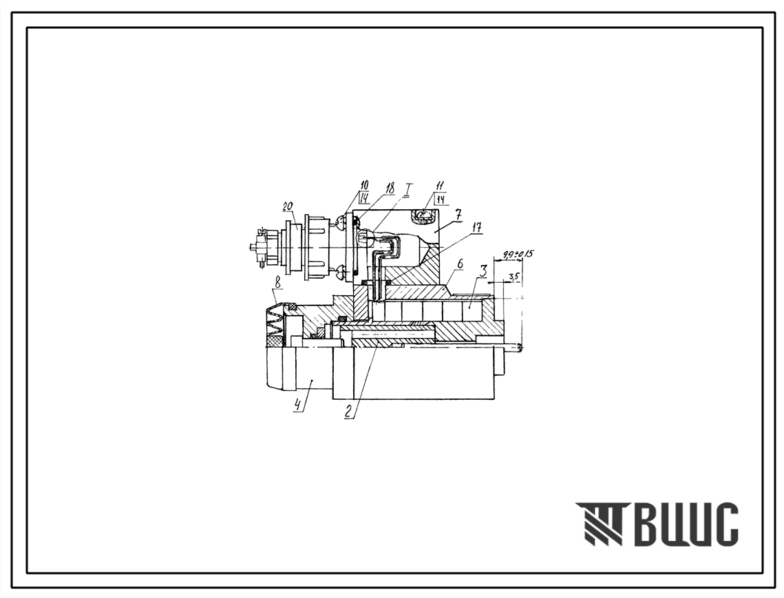Шифр КВМ36-00.00 Электромагнит КВМ36-00.00