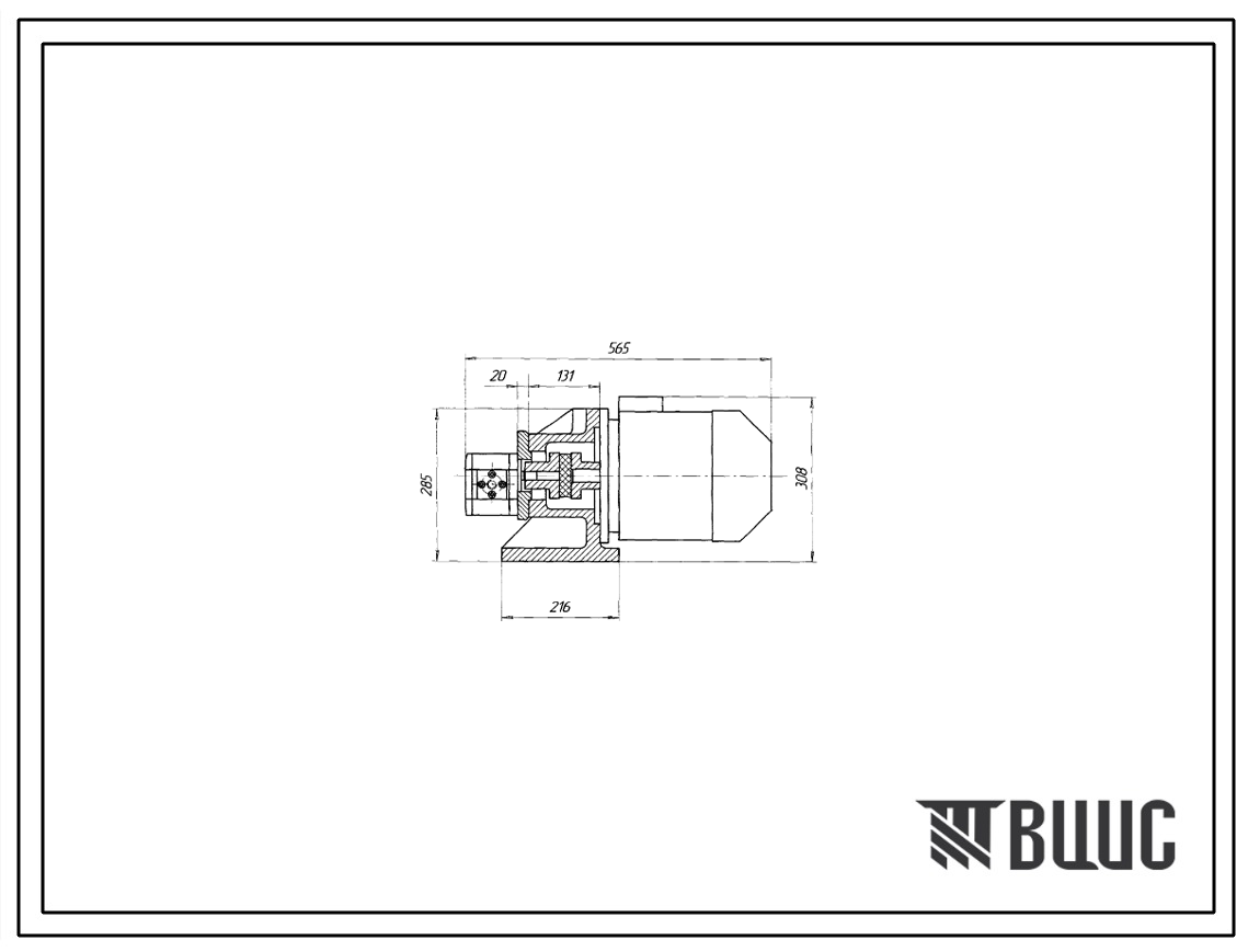 Шифр НА.НШ10.2,2.1000 Насосный агрегат НА.НШ10.2,2.1000