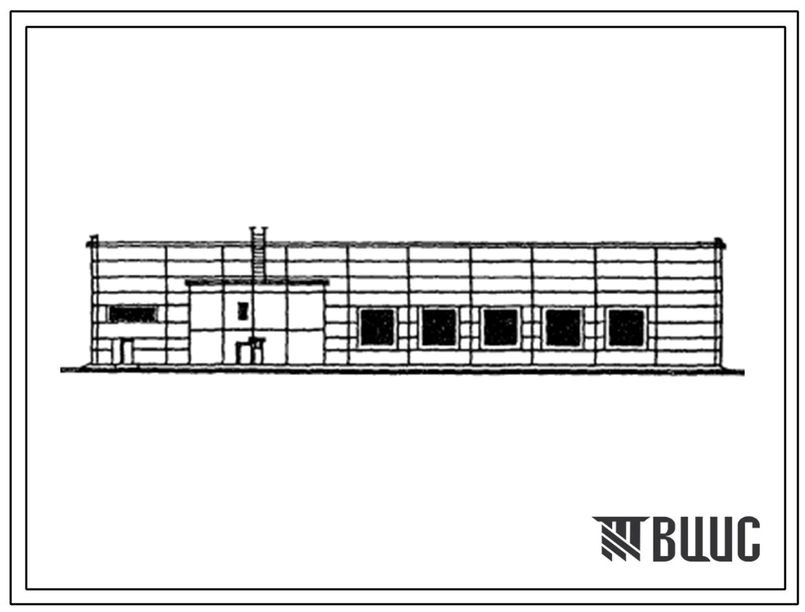 Типовой проект 816-1-122.87 Цех по ремонту тракторных и автомобильных прицепов и машин для внесения органических удобрений с программой 2500 ремонтов в год (железобетонные конструкции)