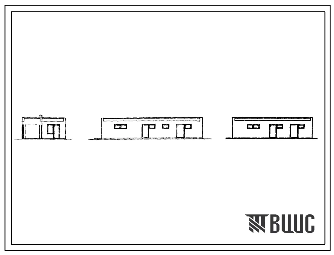 Типовой проект 199-000-0427с.86 Хозяйственные постройки приусадебных участков сельских жилых домов