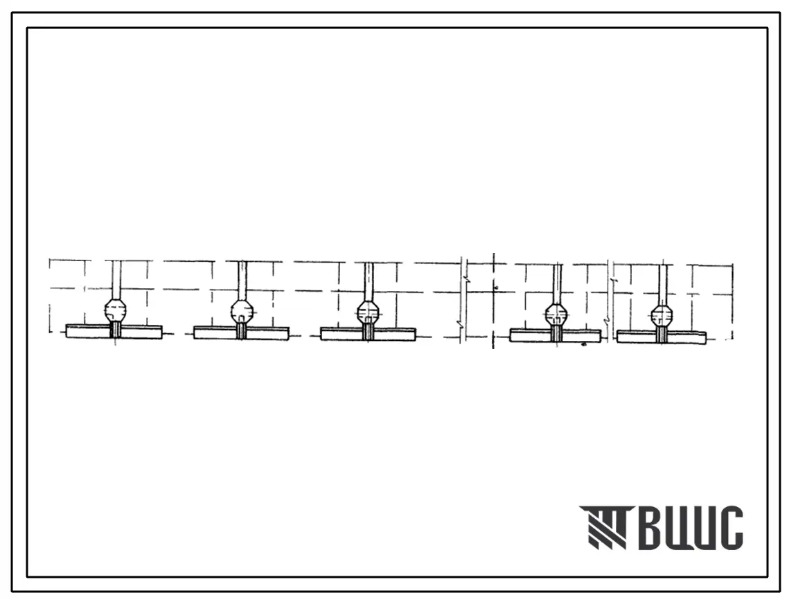 Серия 4.407-70 Прокладка осветительных электропроводок и установка светильников с люминесцентными лампами на мостиках. Материалы для проектирования.