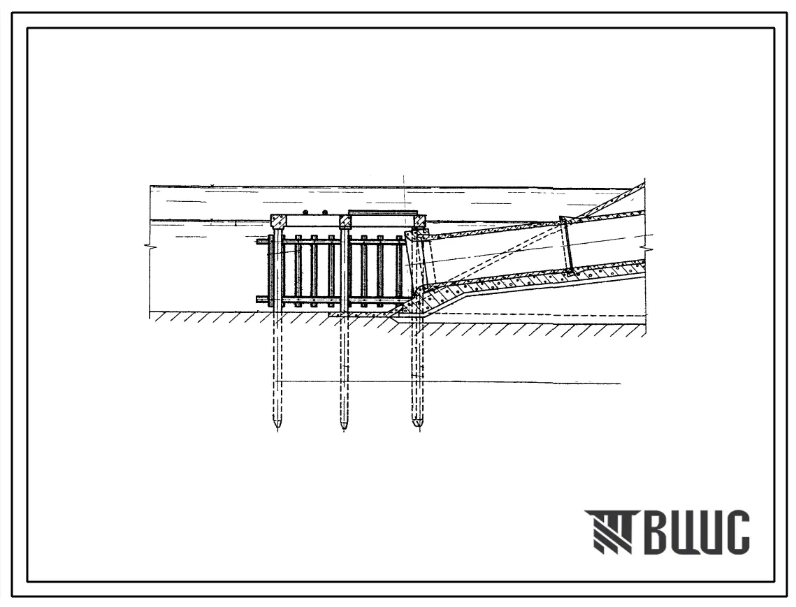 Типовой проект 820-87 Ледозащитные устройства для водосбросов и водоспусков при земляных плотинах.