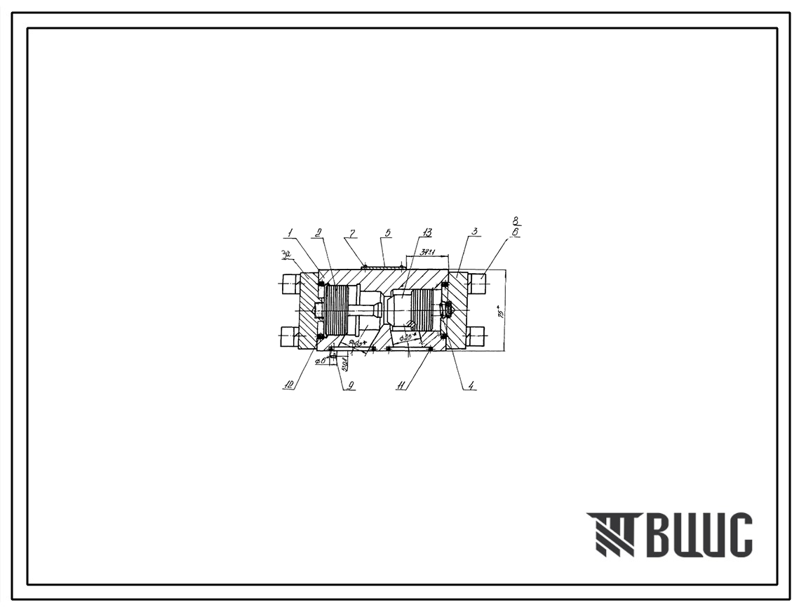 Шифр М-4КУ-32/320-00А Гидрозамок односторонний М-4КУ-32/320-00А
