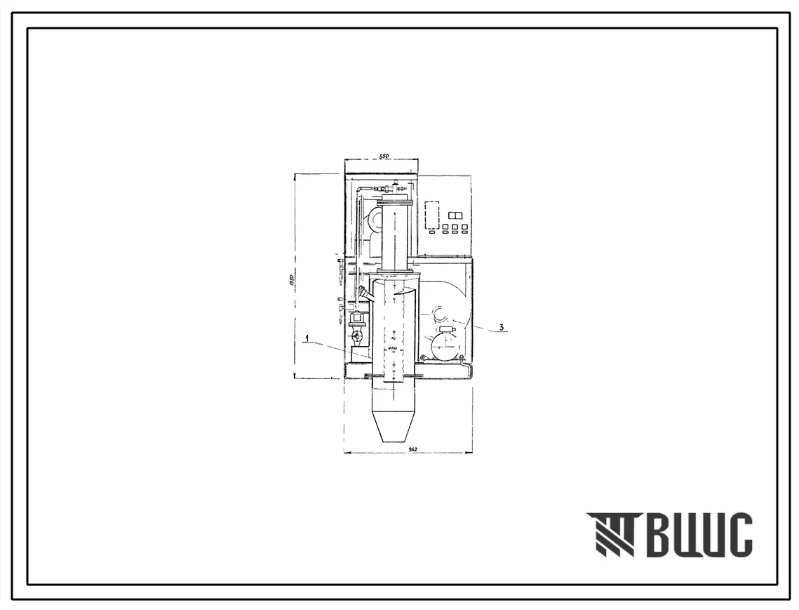 Проект 56108 Теплогенератор переносной для сушки кессонных форм, на газе