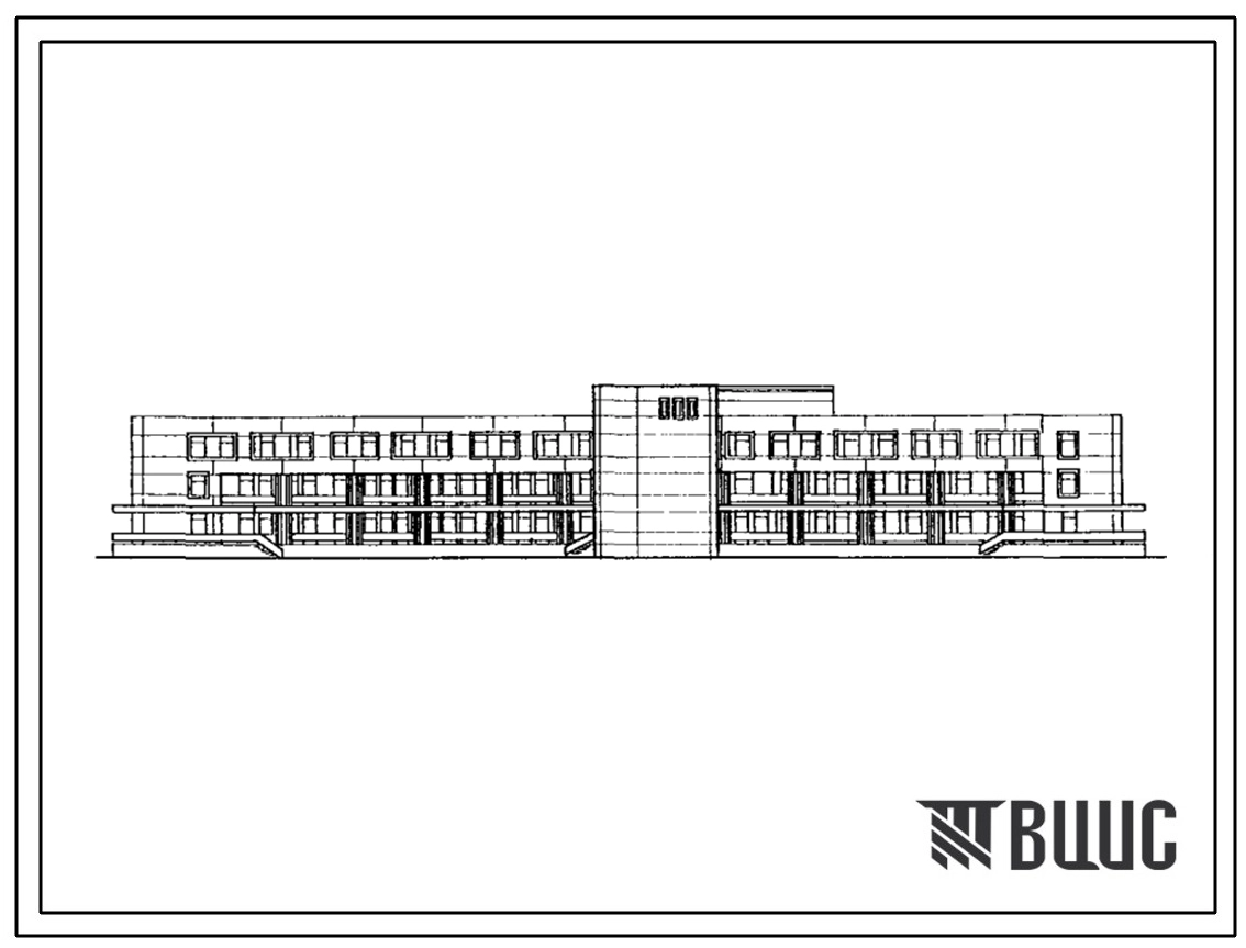 Типовой проект 252-7-12.2с.87 Инфекционный корпус на 60 коек районной больницы . Конструктивный вариант сейсмичность 7, 8 баллов