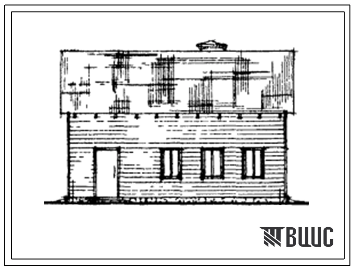 Типовой проект 411-1-31 Тип II Сушилка для шишек производительностью 4,5 кг семян в сутки (стены брусчатые).