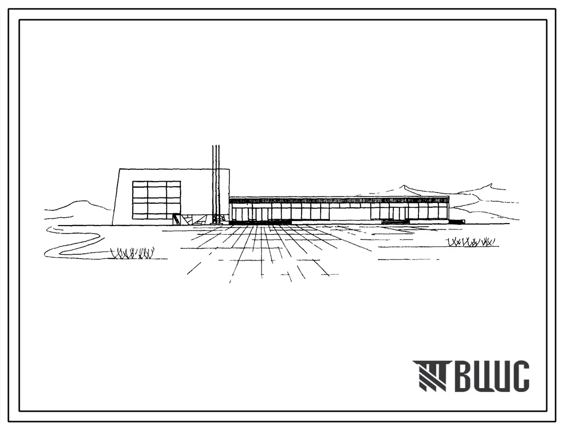 Типовой проект 275-31-11с Общественный центр для поселка на 1000 жителей.(Тип II). Для строительства в IV строительно-климатической зоне, в районах с сейсмичностью 7 и 8 баллов. (Для 4 проектно-строительной зоны).