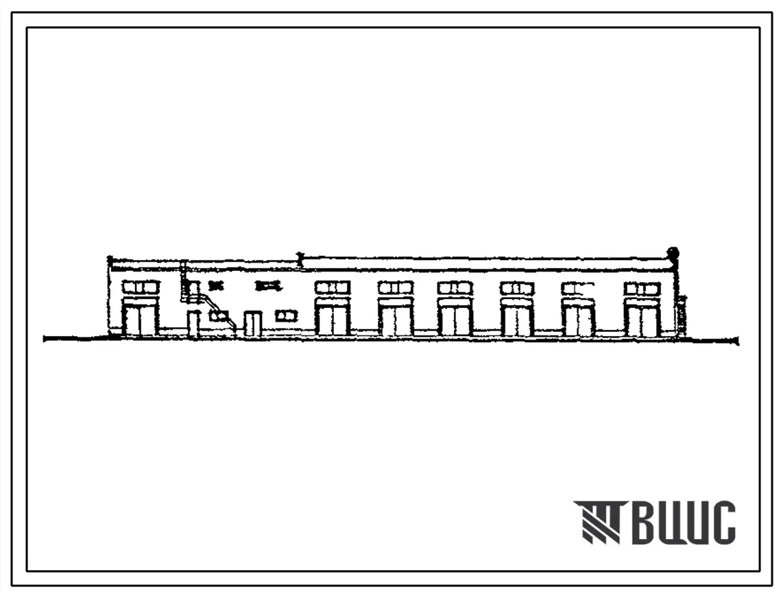 Типовой проект 21861-74.84 (14-70-КК) Аккумуляторно-зарядная станция на 300 аккумуляторов с хранилищем на 2500 аккумуляторов