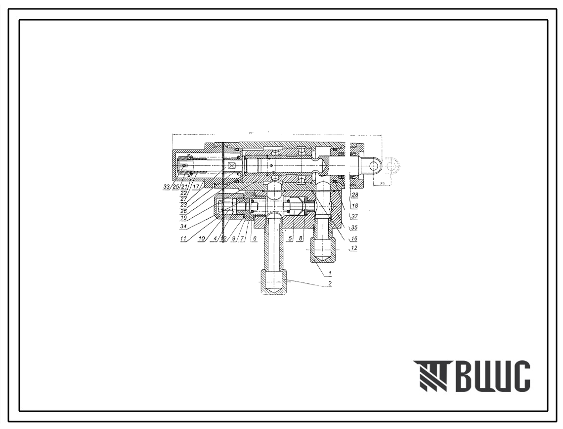 Шифр 525-52.01.000 Золотник тормозного цилиндра 525-52.01.000