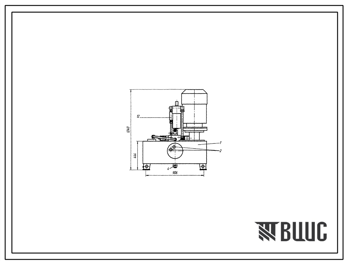 Шифр С160-АДК.9699.ПС Насосная установка С160-АДК.9699