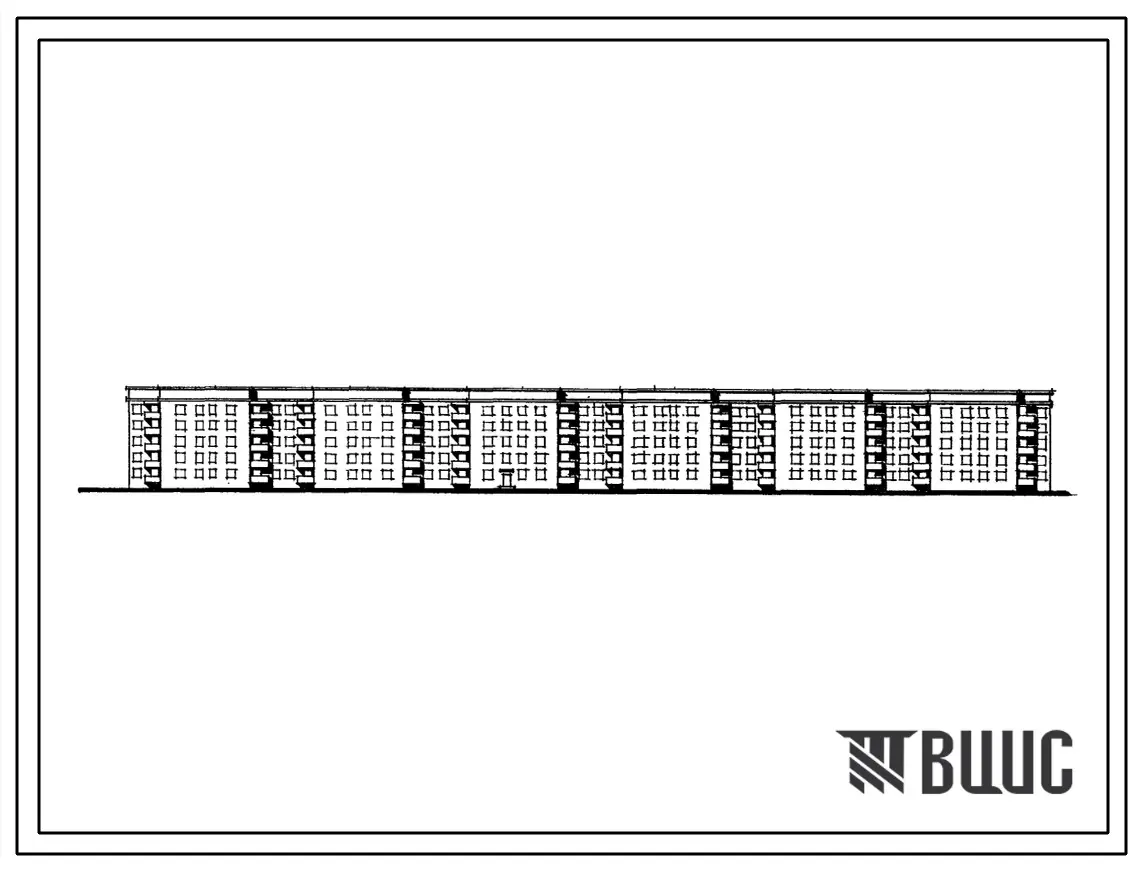 Типовой проект 114-89-79/1 5-этажный 6-секционный жилой дом на 119 квартир