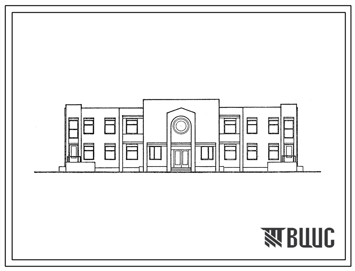 Типовой проект 264-20-98.13.88 Поселковый совет. Для Белорусской ССР